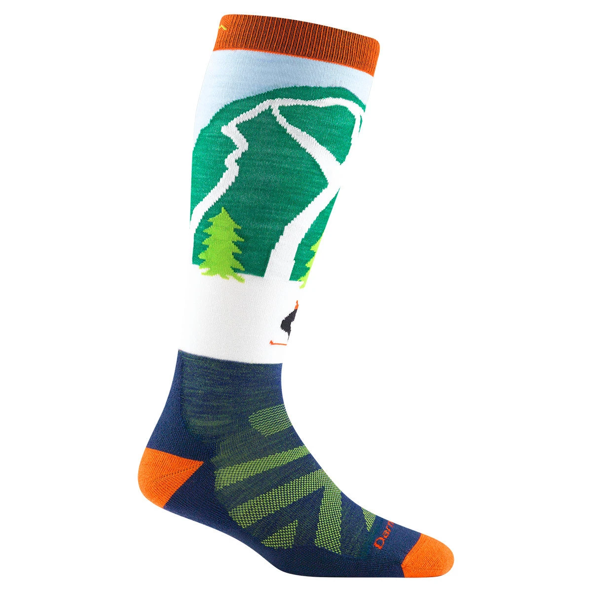 Darn Tough JR Pow Cow Midweight Ski Socks 4 Darn Tough JR Pow Cow Midweight Ski Socks - Image 2